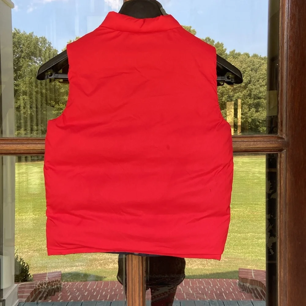 Polo Ralph Lauren‎ Reversible Down Puffer Vest. Red/Blue. Size 7